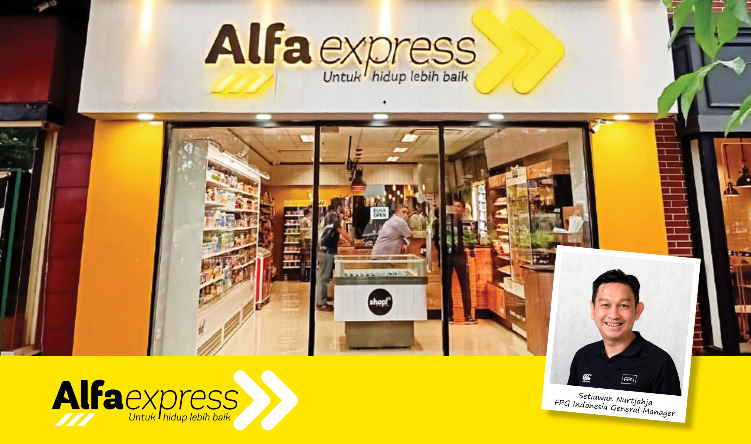 Image showing FPG custom c-store fitout at Alfaexpress Benton Junction, Indonesia.