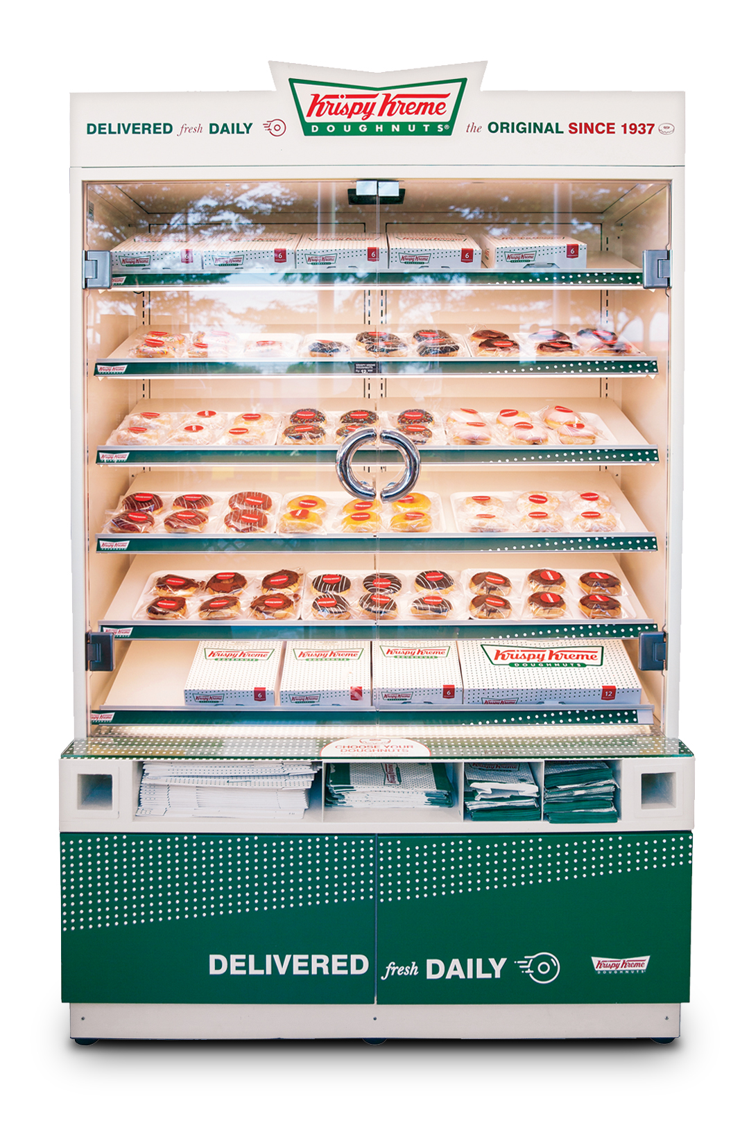 Design and build of Krispy Kreme display cabinet.