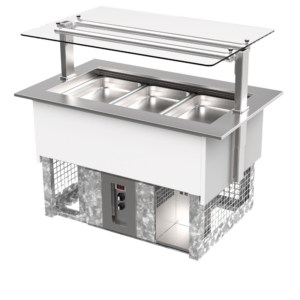 FPG Inline GN In-counter 3 pan buffet cabinet