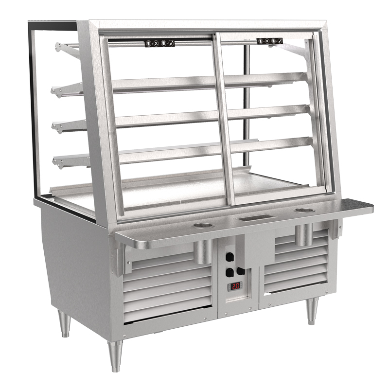 Rear deck for FGP Inline Series food display cabinets