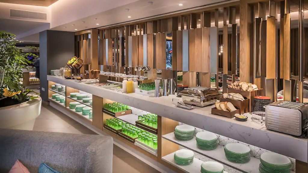 Image showing FPG custom self-serve food station at M Social Hotel, Auckland New Zealand.