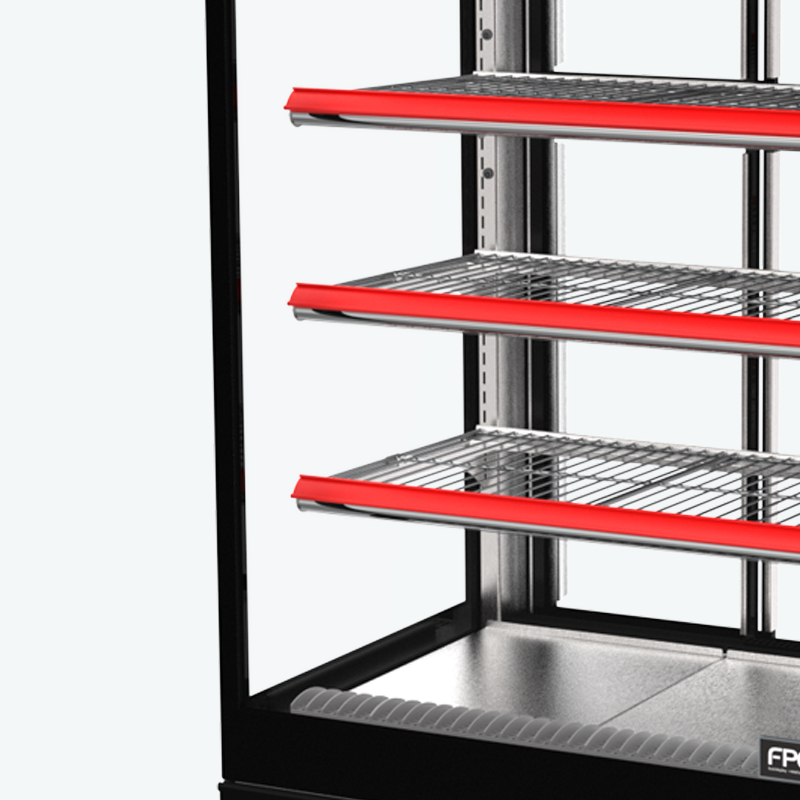 Image showing FPG Inline Tower fitted with colour shelf ticketing