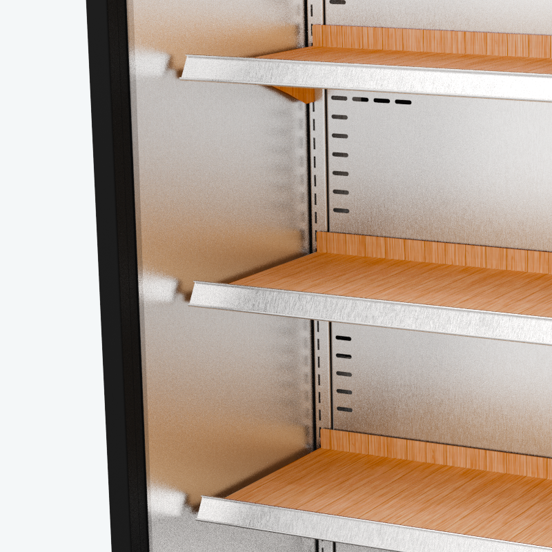 Image showing FPG Visair Slimline with woodprint shelves.