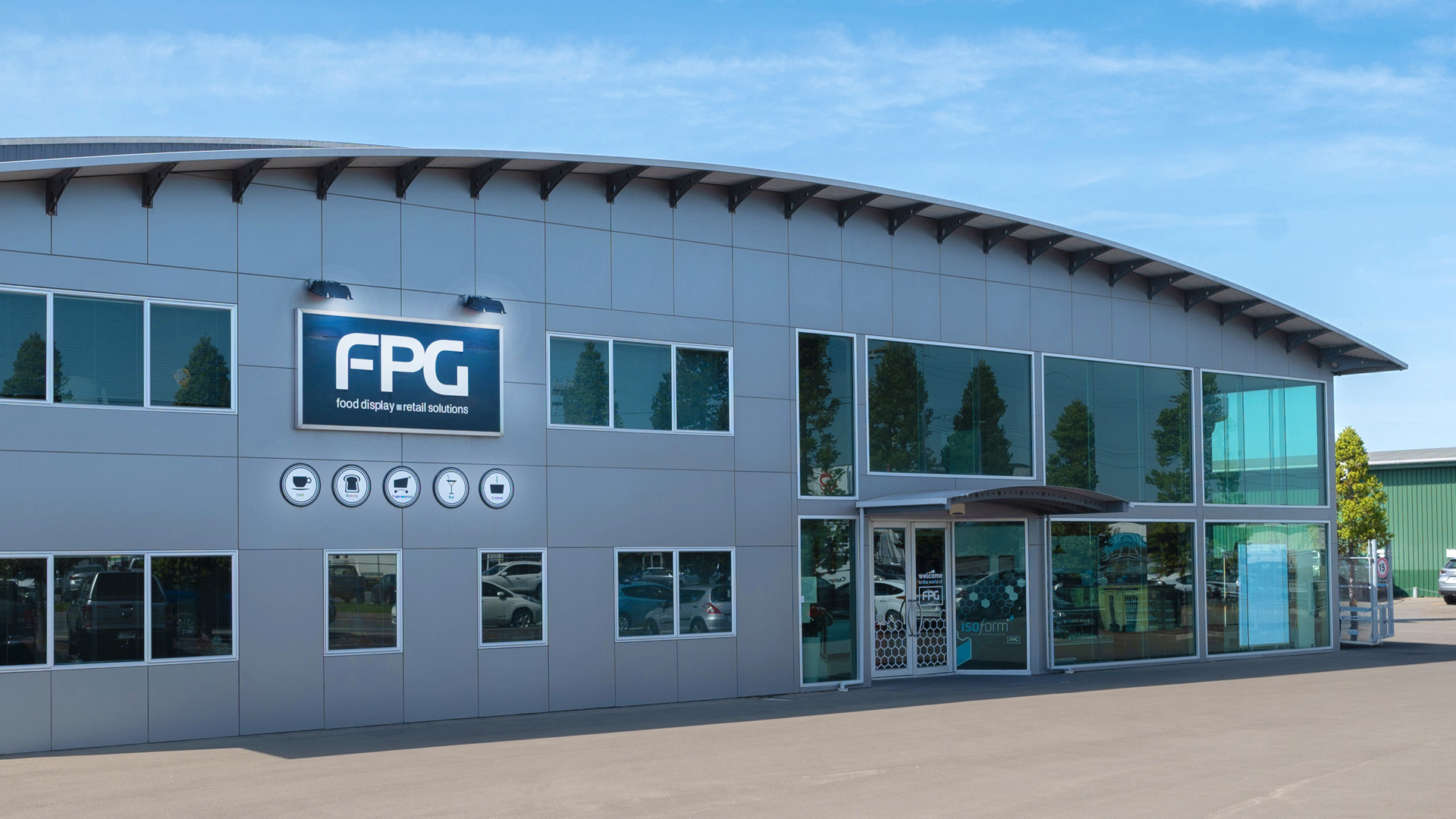 Image showing front view of FPG Head Office, Napier, New Zealand.