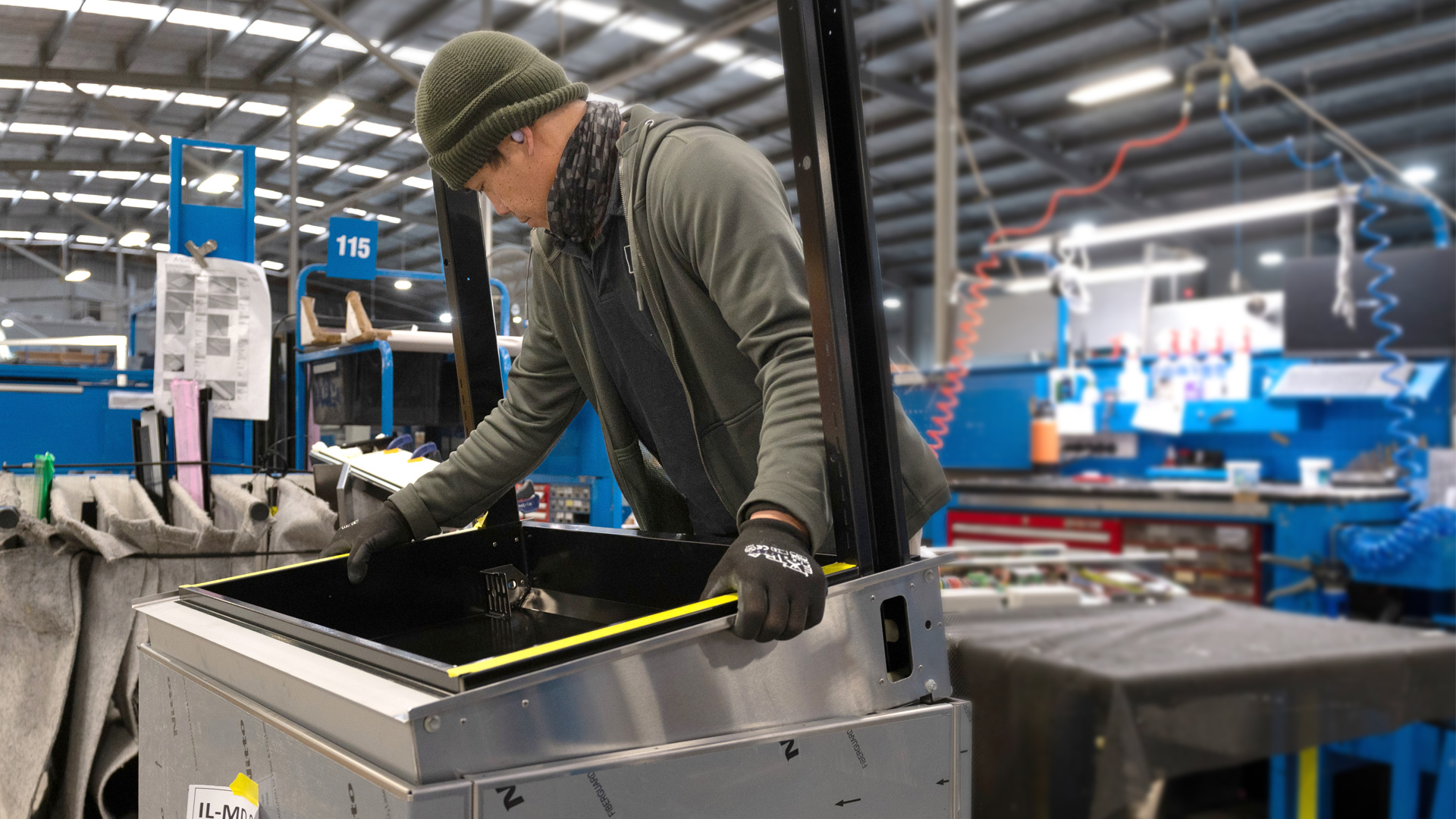 Image showing FPG manufacturing plant, cabinet assembly.