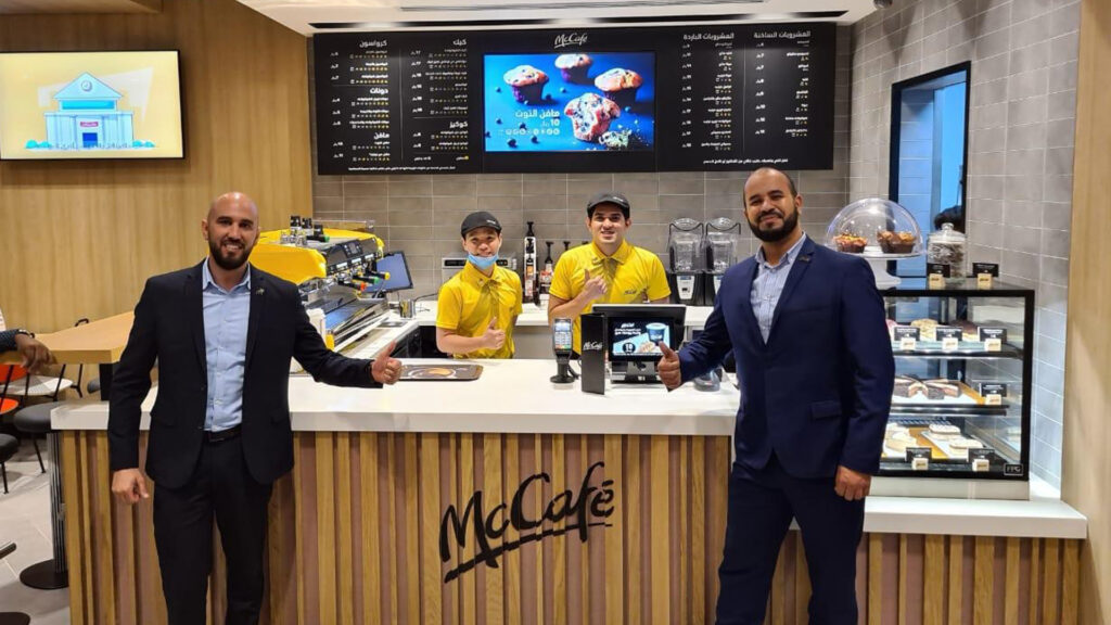 Image showing FPG Custom Cabinets - McDonalds-McCafe - Riyadh Saudi Arabia