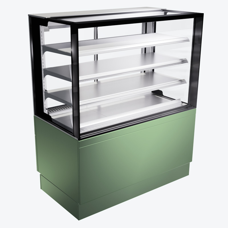 Image showing a FPG Encore Series 8 freestanding cabinet with a custom colour applied to the chassis to complement branding and create impact.