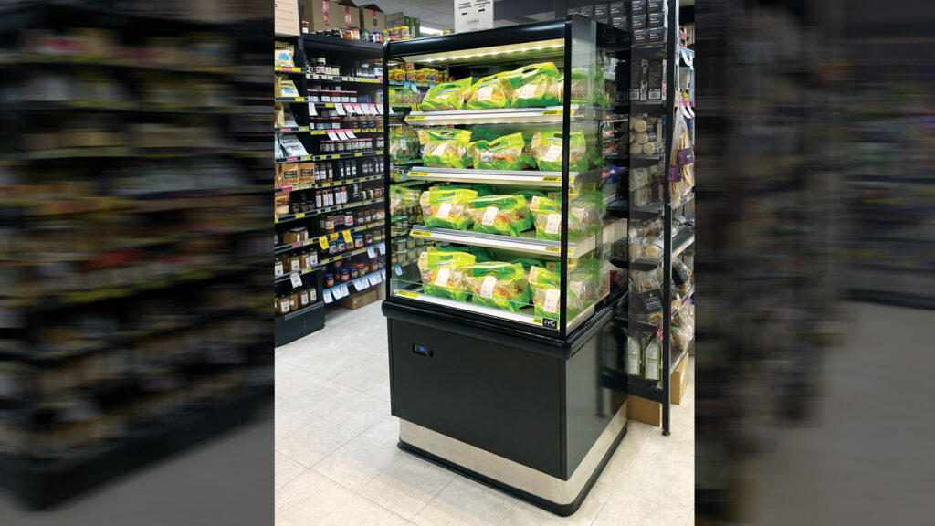 Image showing FPG Visair Upright Tall Heated food display cabinet - IGA Australia.