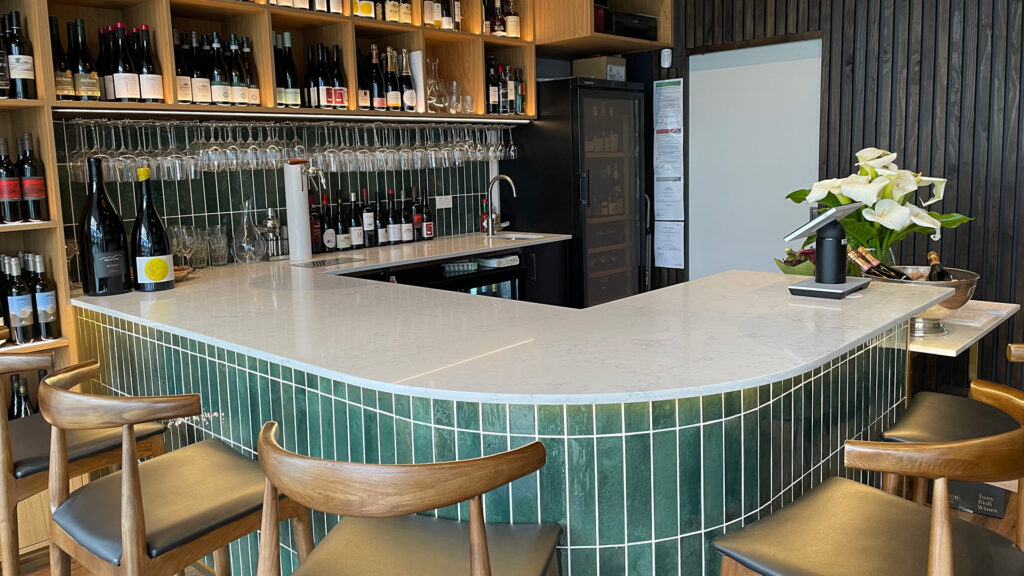 Image showing FPG Custom Fitout at Cellar 495, Hastings, New Zealand. Design, manufacture and installation of the feature wine bar.