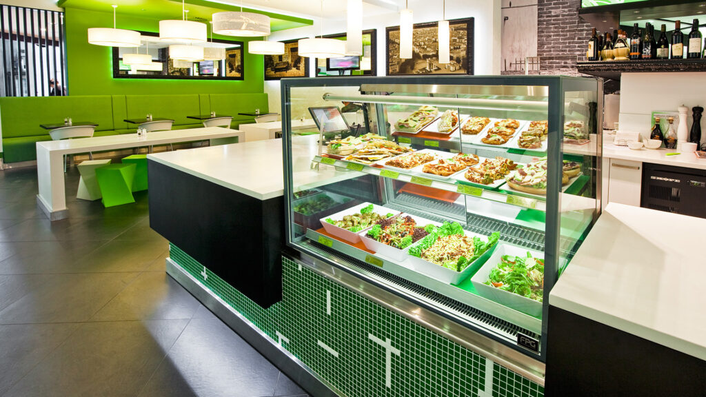 Image showing FPG Inline 3000 food and drinks display cabinets.