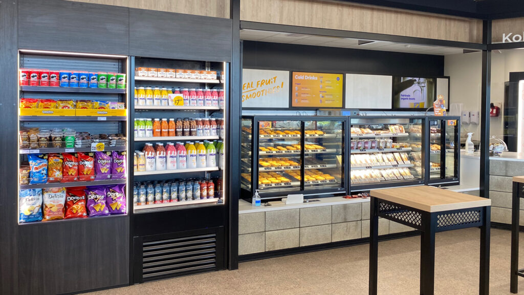 Image showing FPG Visair Slimline Drinks Display Cabinet - Z Energy, New Zealand.