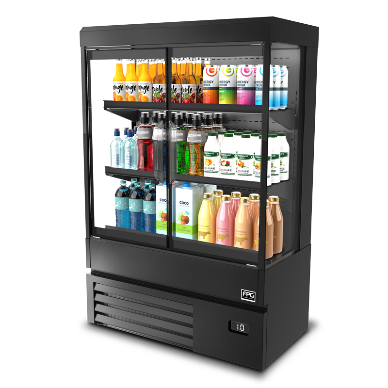 Image showing FPG Impulse Midi 900 Slim Refrigerated Freestanding Open Front Cabinet