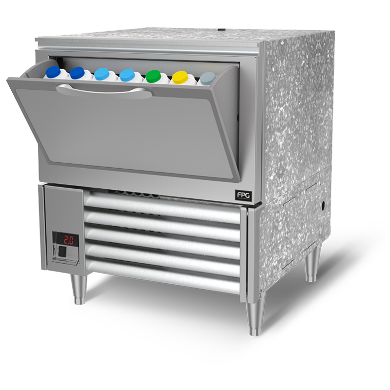 FPG Inline Barista milk fridge with legs