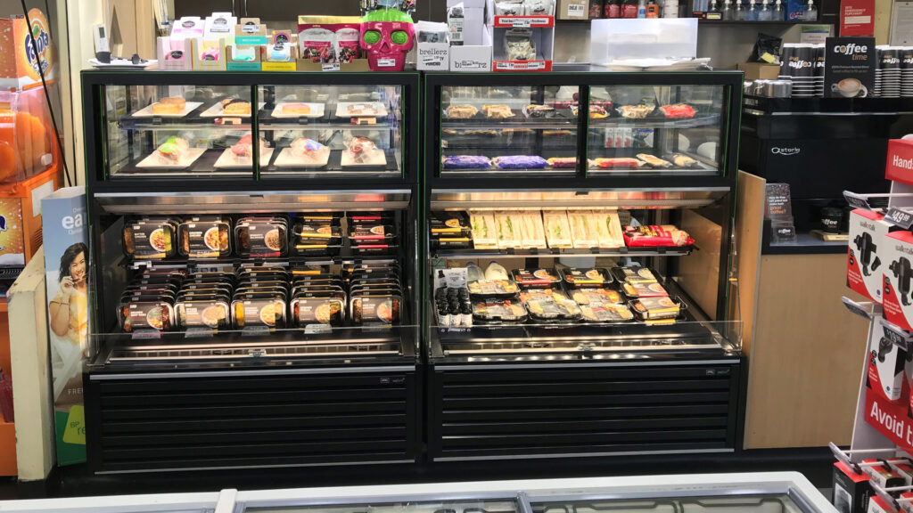 Image showing FPG Isoform Grab&Go 1200 refrigerated/refrigerated and heated/refrigerated cabinets.