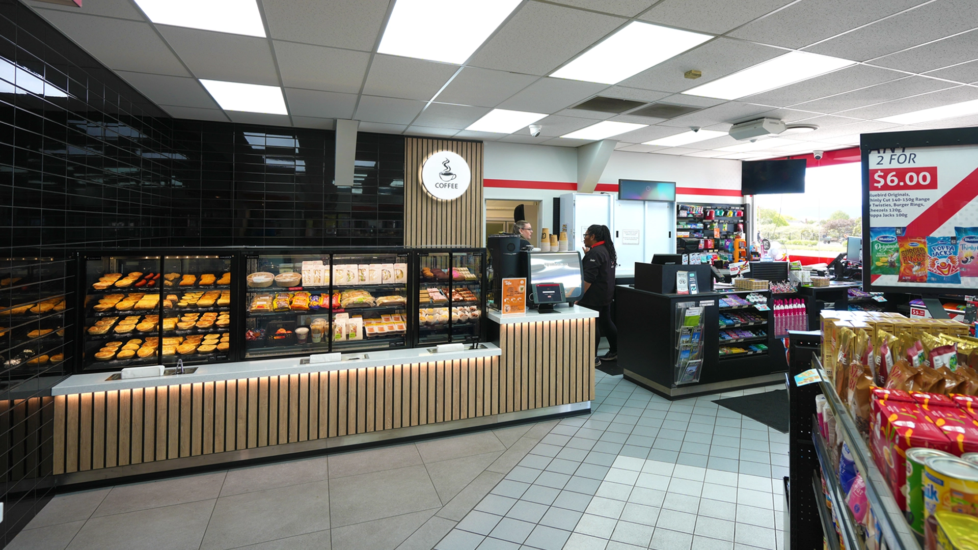 Image showing FPG Encore Counter Line Up - Caltex Terrace Road, Palmerston North, New Zealand