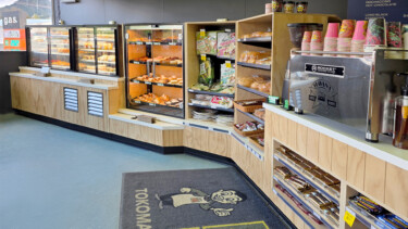 FPG Custom Fitout: Supermarket c/w FPG Encore Series 8 Cabinets Image of the FPG supermarket fitout at 4 Square Tokomaru Bay, New Zealand. The fitout included FPG Encore Series 8 food display cabinets, ambient bakery cabinets, and coffee station.